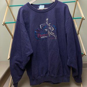 *VINTAGE* Purple 98' Brier Winnipeg Curling Crewneck (XL)